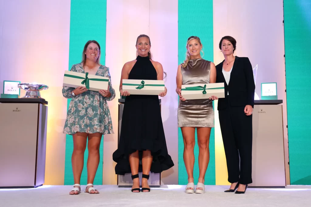 高尔夫明星齐聚绿毯：2024 Rolex LPGA Awards 的星光大道！