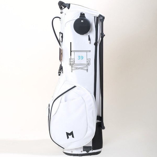 MNML Golf 推出洛杉矶主题手绘高尔夫包系列：艺术与环保的完美结合