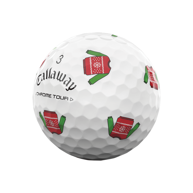 Callaway 限量版 Ugly Sweater Chrome Tour 高尔夫球：球场上的圣诞狂欢！