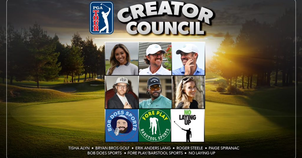 高尔夫创作者的春天来了！PGA TOUR 联手顶流成立 Creator Council